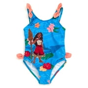 Disney Moana UPF 50+ One Piece Bathing Suit Toddler to Big Kid